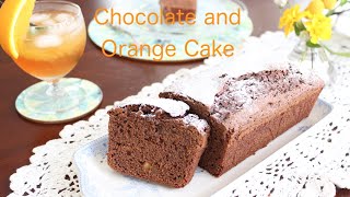 オレンジとチョコレートのケーキの作り方　How to make Orange and Chocolate Cake