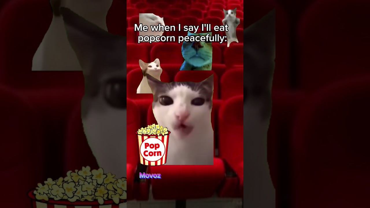 When i eat popcorn😂 