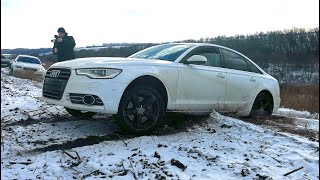 ЧТО ТВОРИТ AUDI В СНЕГУ ПРОТИВ INFINITI G35X, BMW, KIA STINGER, TOYOTA, ВАЗ 2101, ВАЗ 2114