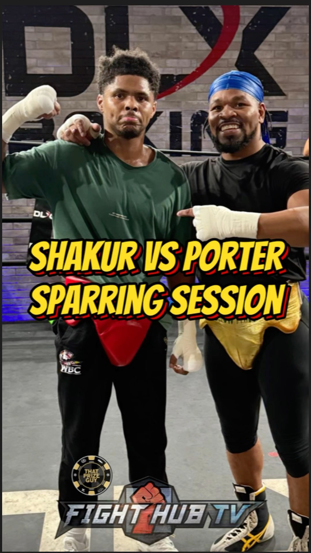 LEAKED- Shakur SPARS Shawn Porter ahead of fight vs Schofield!