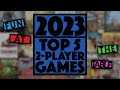 Top 5 favorite 2player games of 2023