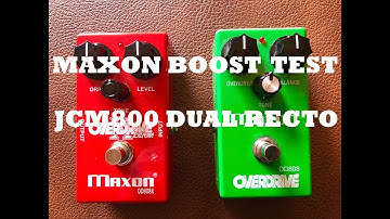 Maxon OD808 and OD808X Marshall JCM 800 Mesa Dual Rectifier - METAL