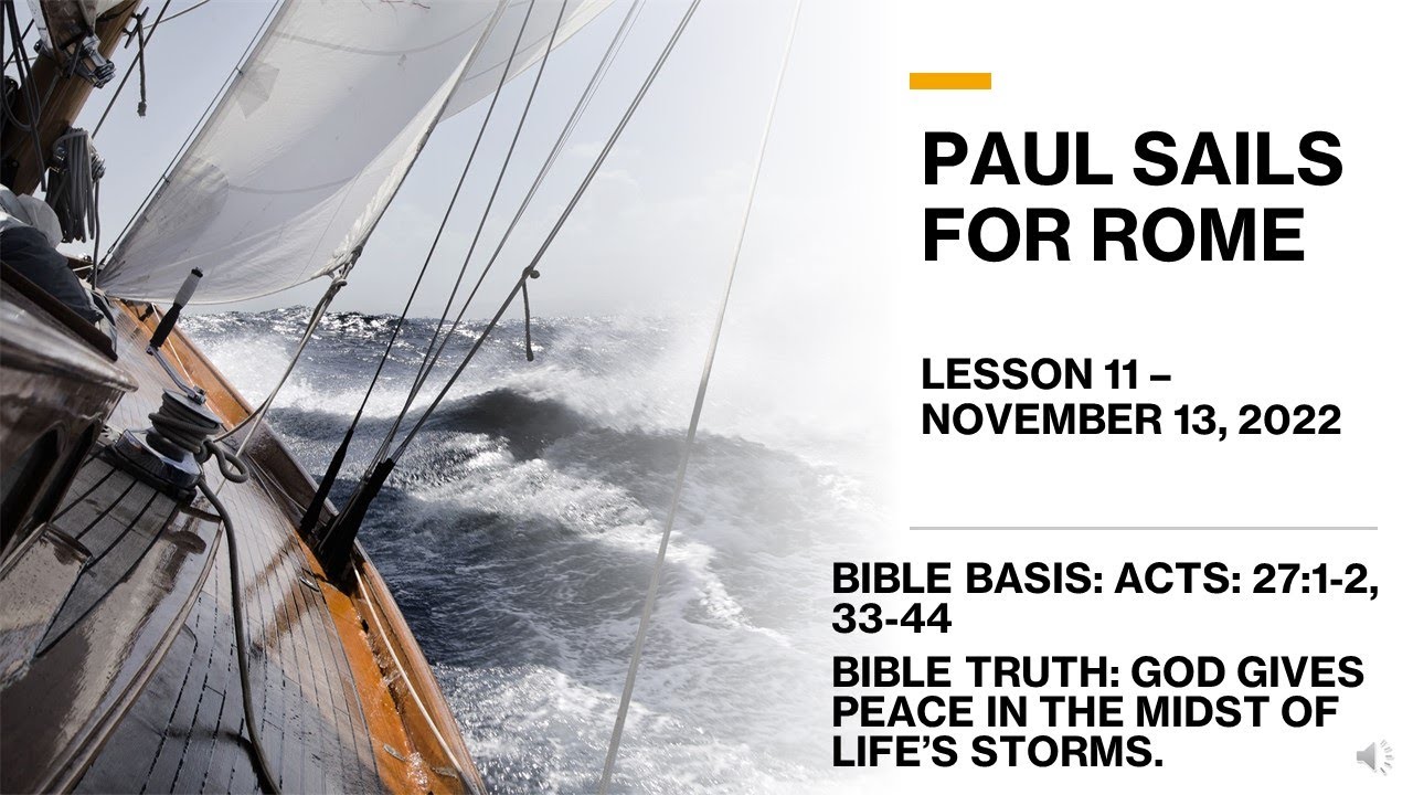 PAUL SAILS FOR ROME YouTube PAUL SAILS FOR ROME YouTube