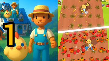 Little Farm Story : Idle Tycoon Gameplay Walkthrough Part 1 - Farming Games For Android & ios Game