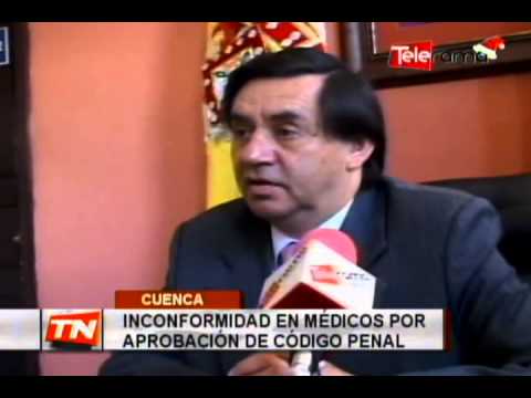 Incoformidad en médicos por aprobación de código penal