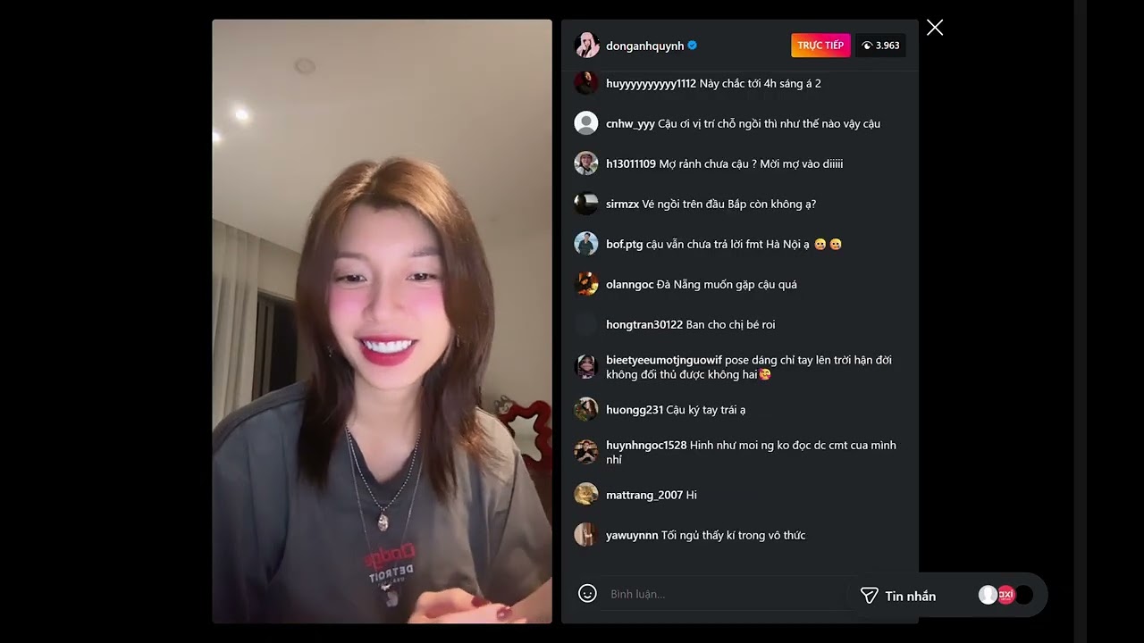 Đồng Ánh Quỳnh, Kim Tuyến livestream 6.1.2026