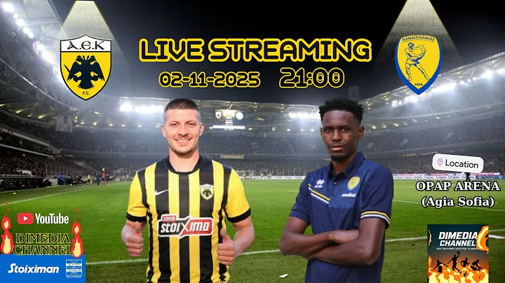 ΑΕΚ  -  ΠΑΝΑΙΤΩΛΙΚΟΣ    (02-11-2025)    9η αγωνιστική της Stoiximan Super League.