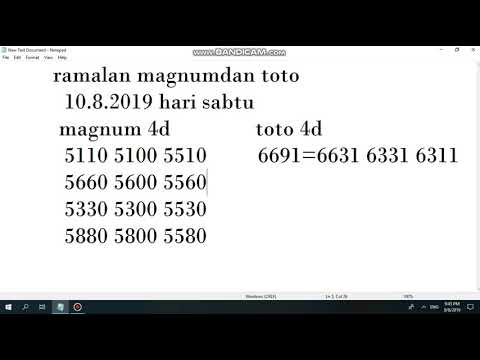 Ramalan Lettory 4d Magnum Dan Toto 10 8 2019 Hari Sabtu By Lettory 4d