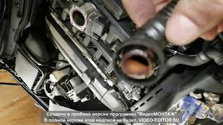 BMW e39 M52 - M54 КВКГ ЗАМЕНА КЛАПАНА ВЕНТИЛЯЦИИ КАРТЕРНЫХ ГАЗОВ.