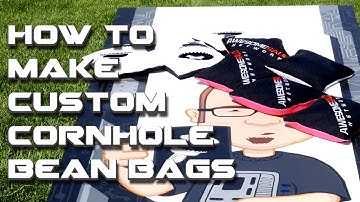 How to Build a Set of Custom Cornhole Boards - Part 3: How to Make Custom Bean Bags