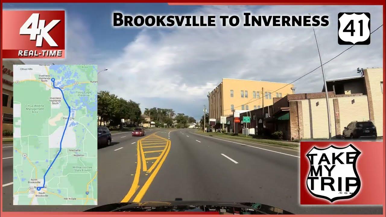 Brooksville to Inverness a rural Florida drive on US 41 (Interstate 75