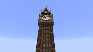 Minecraft Big Ben Build with Chimes (DOWNLOAD NOW AVAILABLE!)