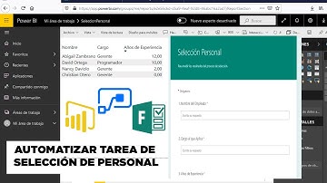 Cómo automatizar proceso selección de Personal con Power BI y Microsoft Forms