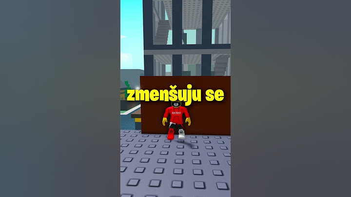 Roblox, ale KAŽDOU SEKUNDU se zmenšuju... #shorts