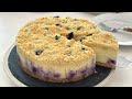 Blueberry Crumble Cheesecake 蓝莓奶酥芝士蛋糕