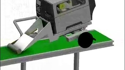 Zebra Printer Custom Bracket installation for Automatic Sticker Labeling System Over Conveyor #3D