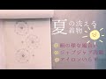 夏の洗える着物　東レシルック絽縮緬　小紋　付下げ