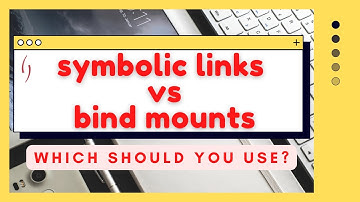 When should you use a bind mount over a symbolic link?