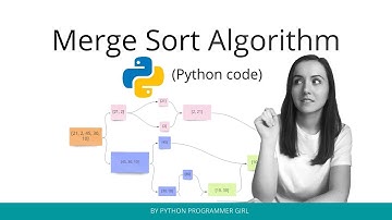 Merge Sort Algorithm in Python Programming | Beginners Tutorials