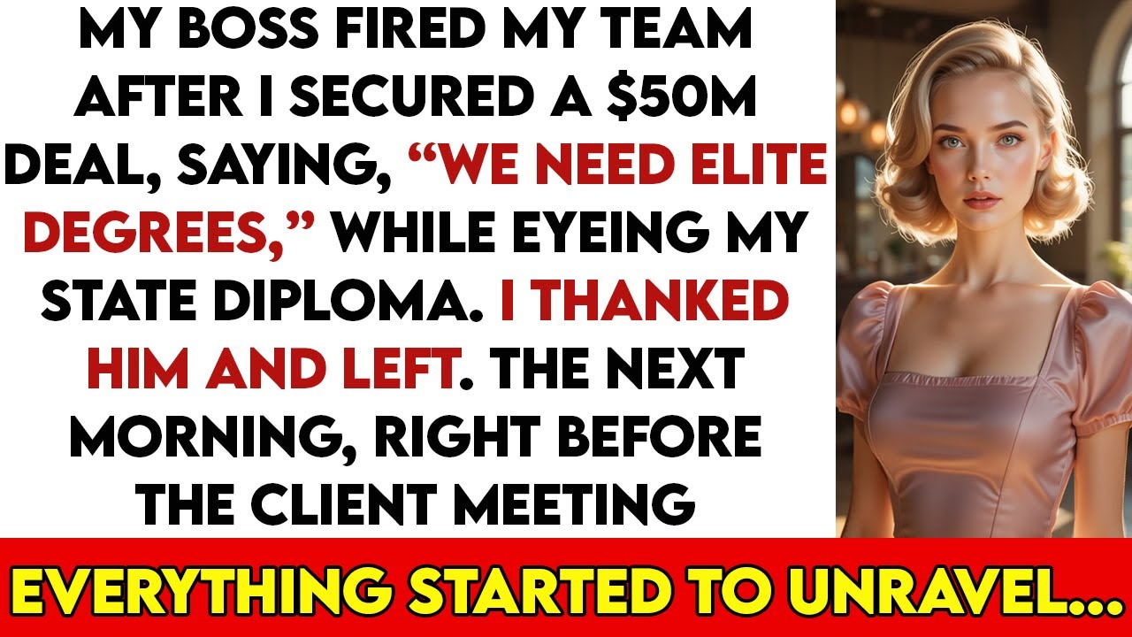 My Boss Fired Me Right After I Closed the Biggest Deal in Company