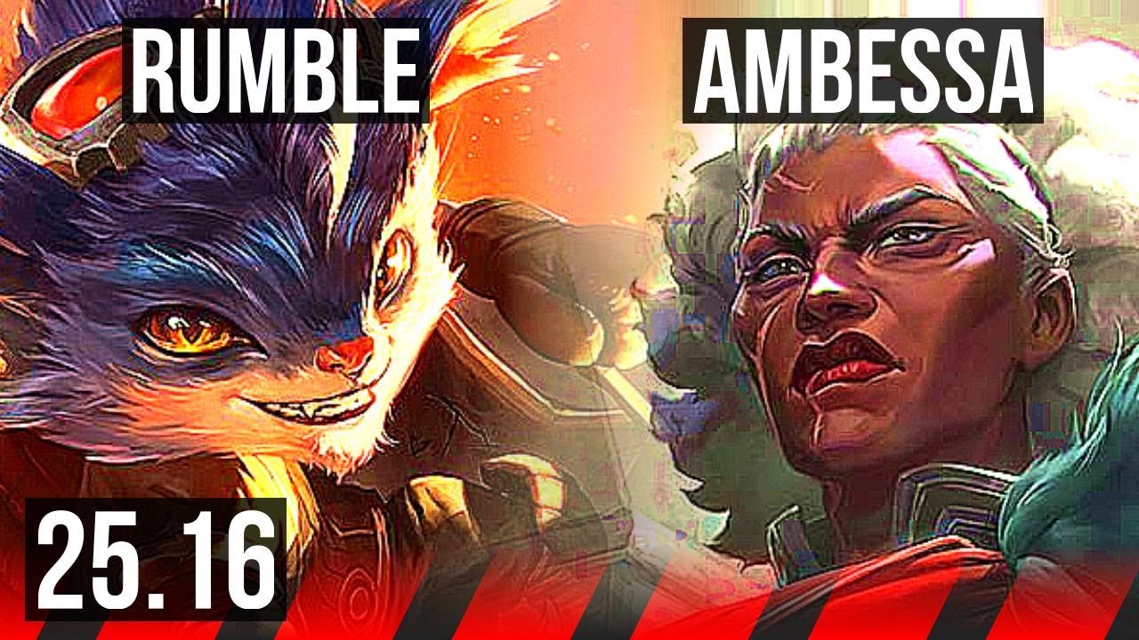 RUMBLE vs AMBESSA (TOP) | 6/2/10 | KR Master | 25.16
