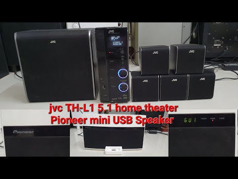 JVC TH-L1 5.1 HOME THEATER PIONEER XW-NAV1-K USB MINI Stereo Speaker low budget