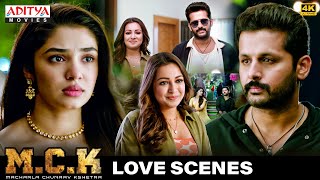 Macharla Chunaav Kshetra (M.C.K) Movie Love Scenes | Nithiin | Krithi Shetty | Aditya Movies