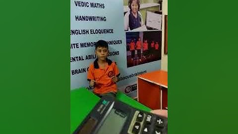 Abacus addition without any device by Rishabh Pankholi, soon after Level 1 program of Ascent Abacus.