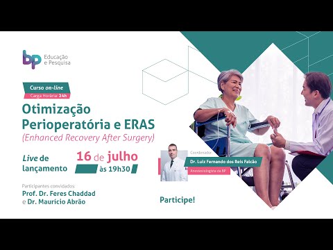 Live de Lançamento do Curso de Otimização Perioperatória e ERAS