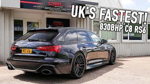 This 830BHP C8 RS6 is the UK's FASTEST!