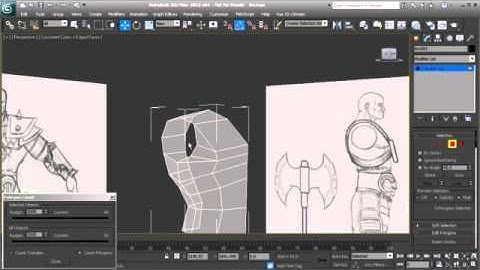 Modeling Low Polygon Game Characters in 3ds Max clip14