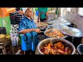 Abeokuta street food tour with the boys ep1  eating different swallow and some snail