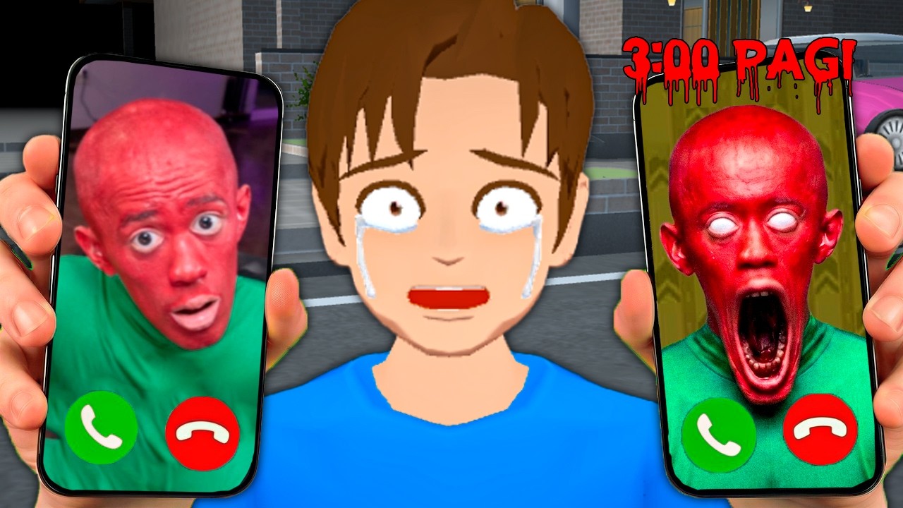 Yuta Mio Nekad Telfon ANOMALI KENAPA NYAK Jam 3:00 Pagi 😱 | Sakura School Simulator