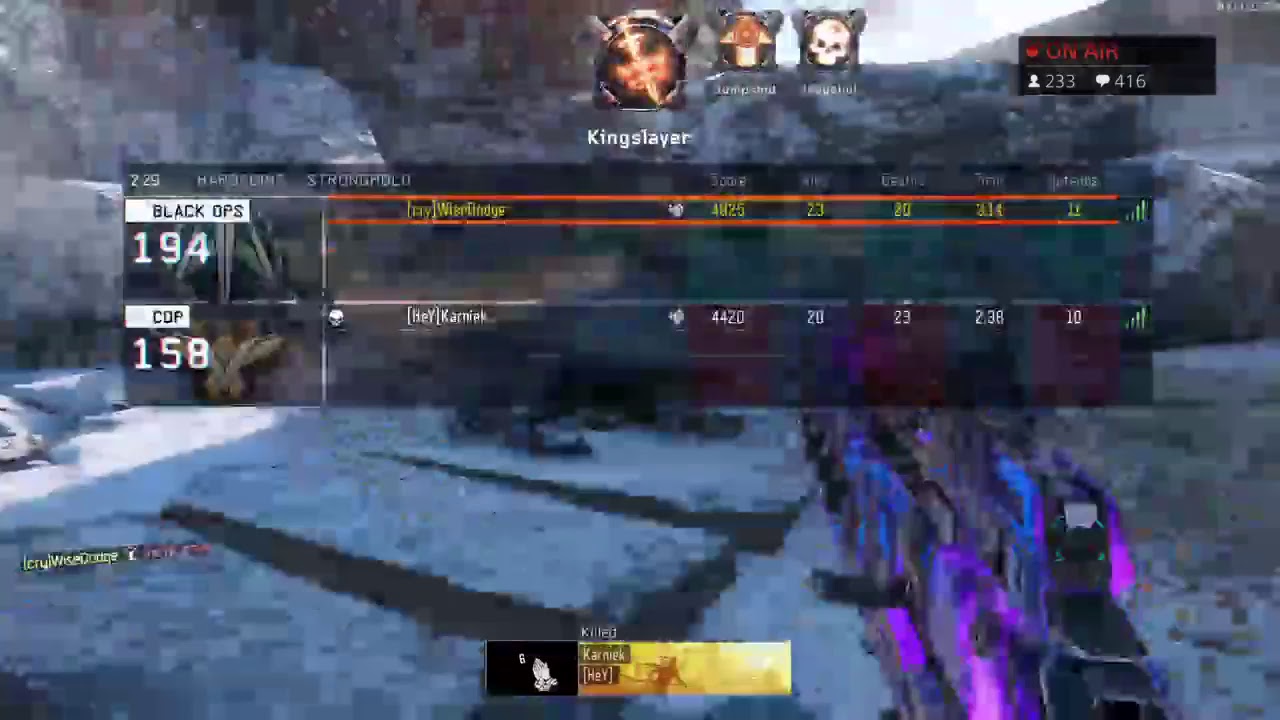 HP GB w/ 153-0 vs 103-6