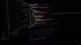 HTML - Using Semantic Tags | Learn Coding with mee ✨#html#html5#webdev#developer#shorts