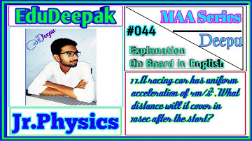 Motion in a Straight line junior #Inter Physics Weight Age wise chapters problems explaination