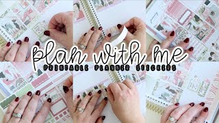 PLAN WITH ME // 2022 // PRINTABLE PLANNER STICKERS AND RECOLLECTIONS PLANNER // CARDBOARD COUTURE