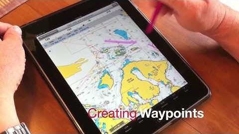 iNavX-Creating Waypoints and Making Routes