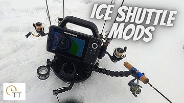#114 Helix 7 Ice Shuttle Accessories - Helix Ice Conversion Kit Mods - DYI Humminbird Ice Shuttle