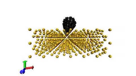 Adhesion of (5,5) CNT to [010] Si Surface at 300 K using Tersoff potential