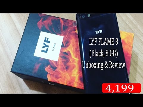 [hindi/urdu] LYF FLAME 8 (Black, 8 GB) review and unboxing