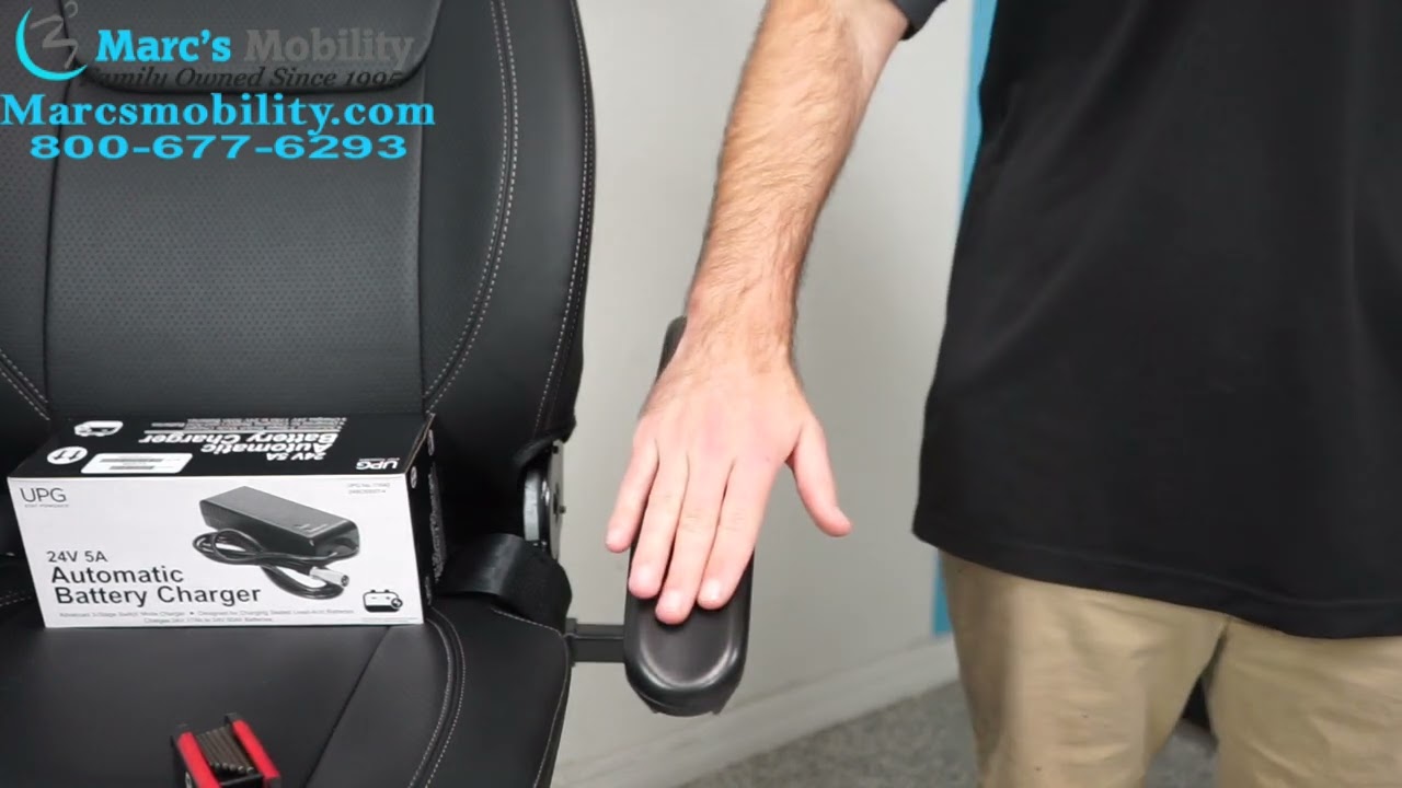 Jazzy Air 2 - How to make ALL arm Adjustments - Power Chair - Pride Mobility