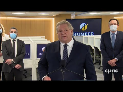 Ontario Premier Doug Ford on COVID-19 vaccination and new nursing program – March 16, 2021