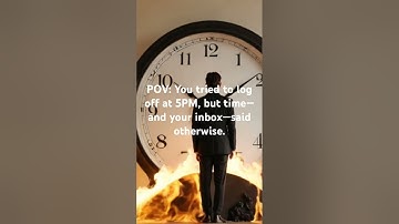 POV: You said you’d log off at 5… but time had other plans. #BurnoutCulture#CorporateLife