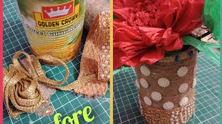 Amazing flower vase making with waste material /DIY home decor ideas ?youtubevideo