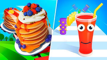 Juice Run | Pancake Run - All Level Gameplay Android,iOS - MEGA NEW APK UPDATE