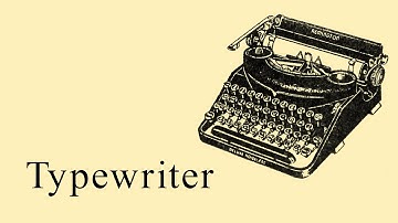 Typewriter - Sound effects