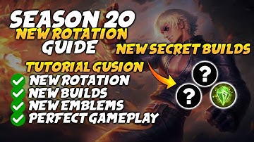 TUTORIAL ROTATION GUSION 2021 | GUSION NEW BUILDS AND EMBLEMS | GUSION GAMEPLAY | GUSION TUTORIAL