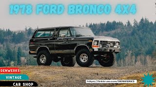 Player Profile 1978 BAT Ford Bronco Raven Black 4x4 - Denwerks - NO RESERVE