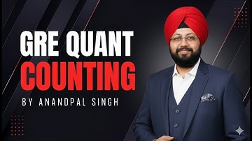 GRE QUANT Video 1 (Counting) - By Anand Pal Singh #anandsironline #gremath